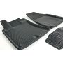 Килимки в салон 3d EVA для Nissan Qashqai '06-14, чорні (Seintex)
