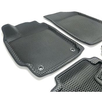 Коврики в салон 3d EVA для Toyota Camry V50/55 2011 - 2017, черные (Seintex)