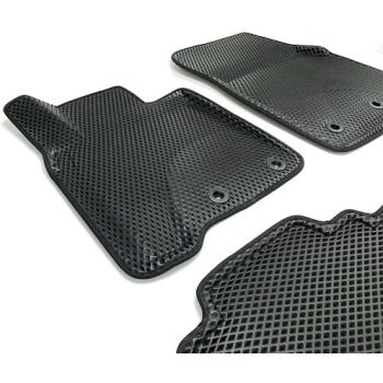 Коврики в салон 3d EVA для Toyota LC Prado 150 '10-13, черные (Seintex)