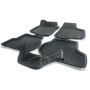 Коврики в салон 3d EVA для Volkswagen Jetta 6 '10-, черные (Seintex)