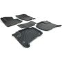Коврики в салон 3d EVA для Volkswagen Touareg '10-18, черные (Seintex)