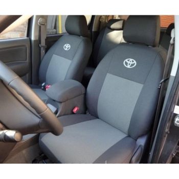 Авточехлы для салона Toyota Aygo '15-, 3дв., хэтчбек (Элегант)