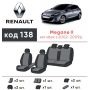 Авточехлы для салона Renault Megane '02-08, хетчбек (Элегант)