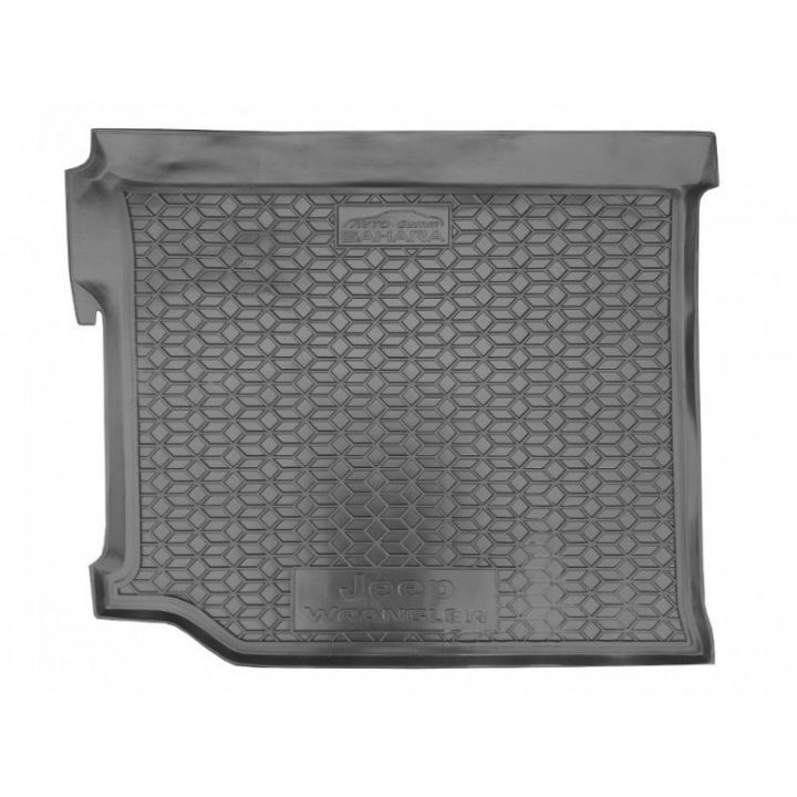 Коврик в багажник для Jeep Wrangler '17- 4D, полиуретановый (AVTO-Gumm)