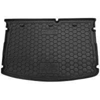 Коврик в багажник для Kia Rio '15-17 хетчбек, без органайзера, полиуретановый (AVTO-Gumm)