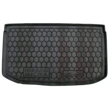 Килимок в багажник для Nissan Micra 2013-, поліуретановий (AVTO-Gumm)