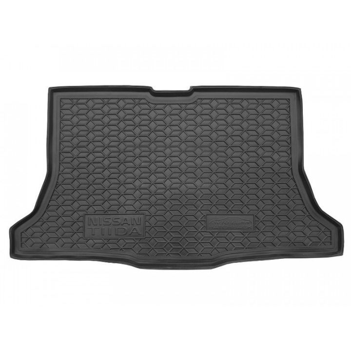 Килимок в багажник для Nissan Tiida '05-14 хетчбек, поліуретановий (AVTO-Gumm)