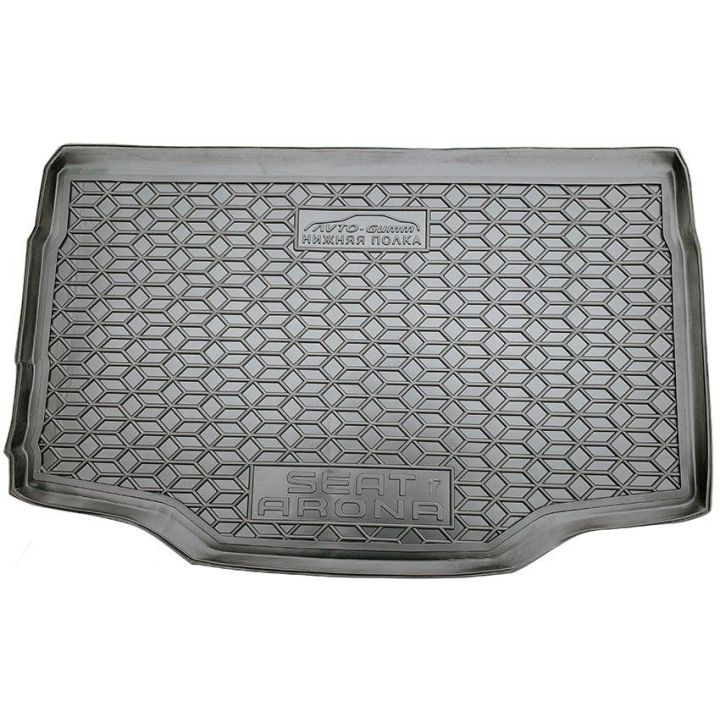 Коврик в багажник для Seat Arona '17- нижняя полка, полиуретановый (AVTO-Gumm)
