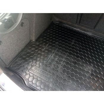 Килимок в багажник для Skoda Superb '09-14 ліфтбек, поліуретановий (AVTO-Gumm)