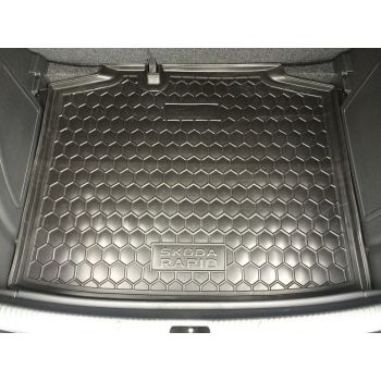 Коврик в багажник для Skoda Rapid '13- спейсбэк, полиуретановый (AVTO-Gumm)