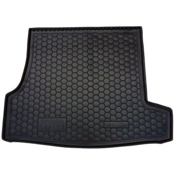 Килимок в багажник для Skoda Superb '02-08, поліуретановий (AVTO-Gumm)