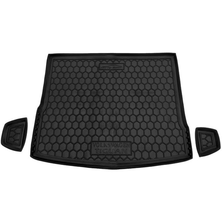 Килимок в багажник для Volkswagen Tiguan 2016-, поліуретановий (AVTO-Gumm)