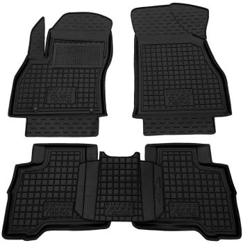 Килимки в салон для Fiat Fiorino (Qubo), гумові (AVTO-Gumm)