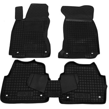 Килимки в салон для Skoda Superb '02-08, гумові (AVTO-Gumm)