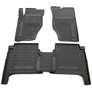 Коврики в салон для Kia Sorento 2002-2009, резиновые (AVTO-Gumm)