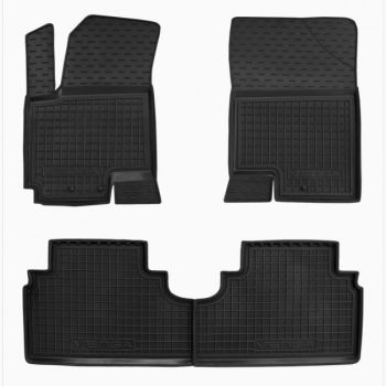 Килимки в салон для Kia Venga '10-17, гумові (AVTO-Gumm)