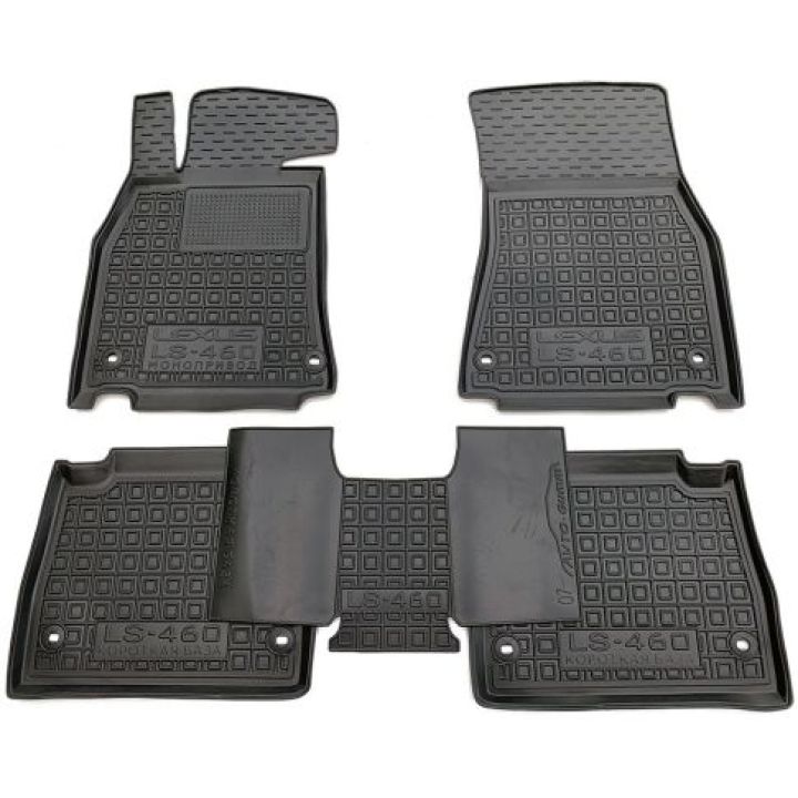 Коврики в салон для Lexus LS '06-17 корот. база, резиновые (AVTO-Gumm)