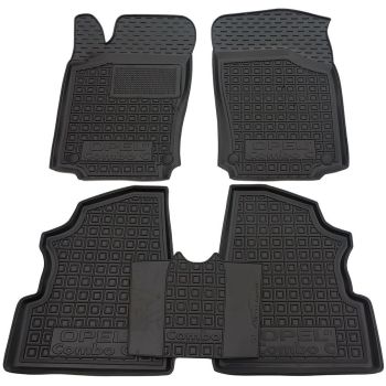 Коврики в салон для Opel Combo C '01-12, резиновые (AVTO-Gumm)