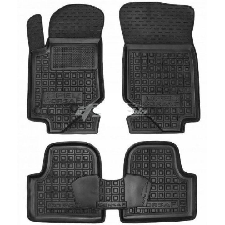 Коврики в салон для Opel Corsa F '20-, резиновые (AVTO-Gumm)