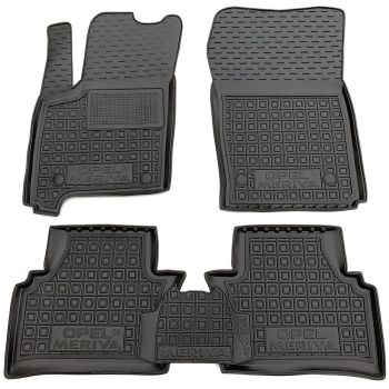 Коврики в салон для Opel Meriva A '03-09, резиновые (AVTO-Gumm)