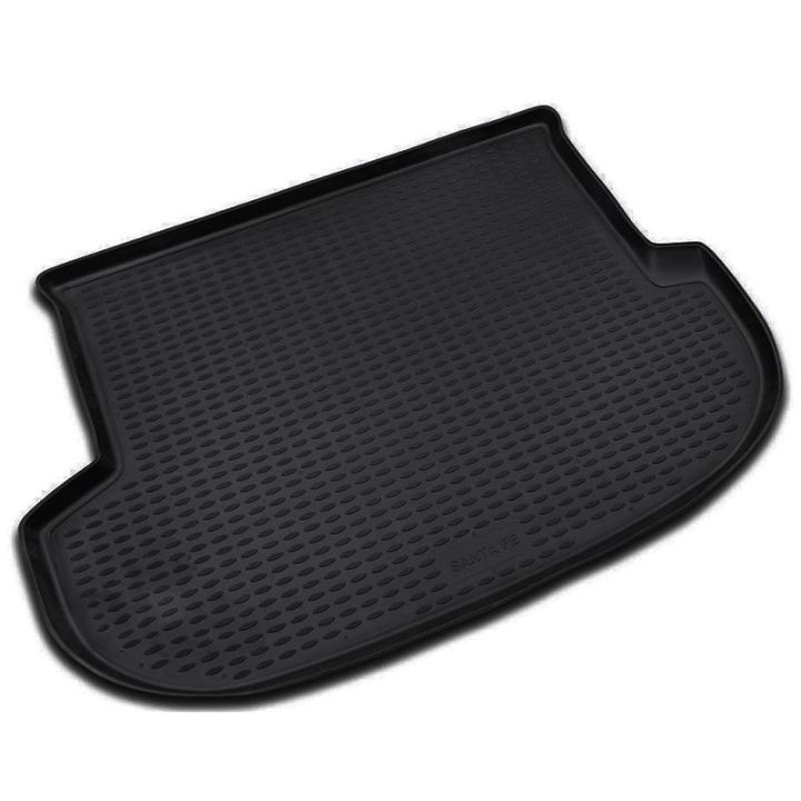 Коврик в багажник для Hyundai Santa Fe '06-10 CM (5 мест), полиуретановый Novline-Element