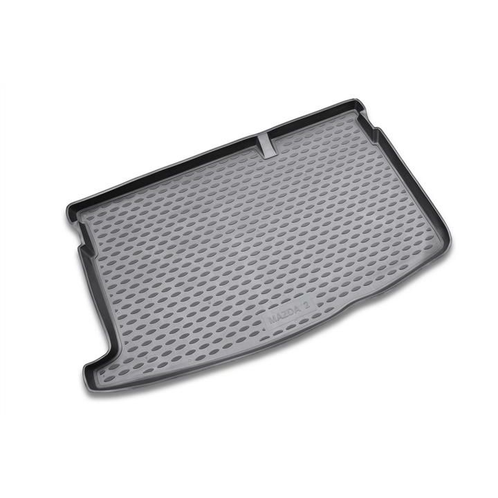 Килимок в багажник для Mazda 2 '07-14, поліуретановий Novline-Element