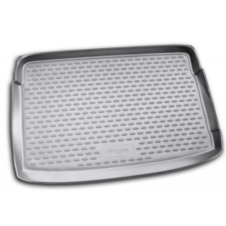 Коврик в багажник для Volkswagen Polo '09-17 хетчбек верхний, полиуретановый Novline-Element