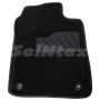 Коврики в салон 3d для Acura MDX '14-, черные текстильные, (Seintex)