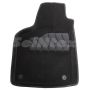 Коврики в салон 3d для Audi Q5 '08-17, черные текстильные, (Seintex)