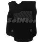 Килимки в салон 3d для Opel Astra H '04-15, чорні текстильні, (Seintex)