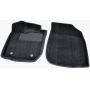 Коврики в салон 3d для Renault Logan '13-, черные текстильные, (Seintex)