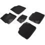 Килимки в салон 3d для Toyota Camry V40 2006 - 2011, чорні текстильні, (Seintex)