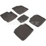 Килимки в салон 3d для Toyota Camry V40 2006 - 2011, сірі текстильні, (Seintex)