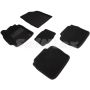 Коврики в салон 3d для Toyota Camry V50/55 2011 - 2017, черные текстильные, (Seintex)