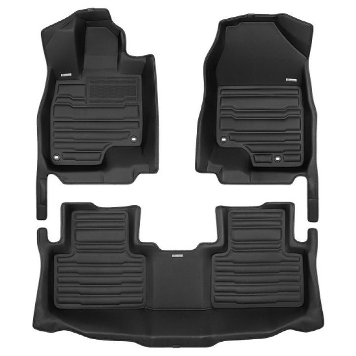 Килимки в салон Dodge Grand Caravan '08-20 екошкіра, чорні (Skopa)