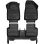 Килимки в салон для Jeep Cherokee '14-, екошкіра чорні (Skopa)