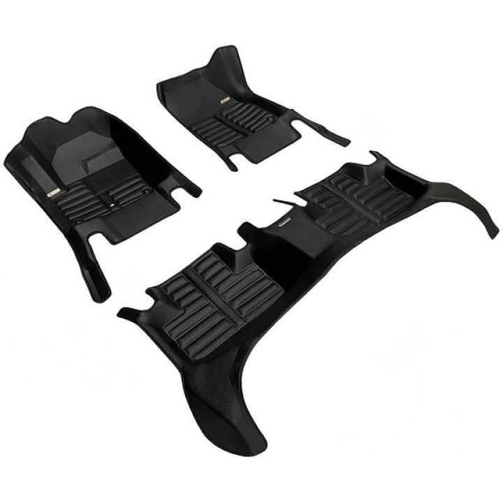 Килимки в салон для Land Rover Range Rover Evoque '11-18, з екошкіри чорні (Skopa)
