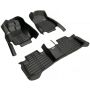 Килимки в салон для Subaru Forester '13-18, з екошкіри чорні (Skopa)