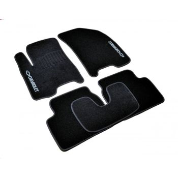 Килимки в салон для Chevrolet Aveo '04-11, велюрові (Фортуна)