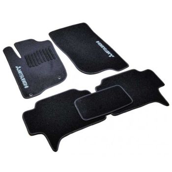 Килимки в салон для Mitsubishi Pajero Sport '08-16, велюрові (Фортуна)