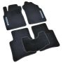 Килимки в салон для Nissan Micra '10-17, велюрові (Фортуна)