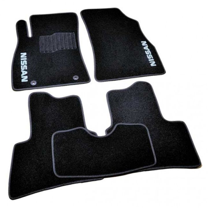 Коврики в салон для Nissan Navara '05-14, велюровые (Фортуна)