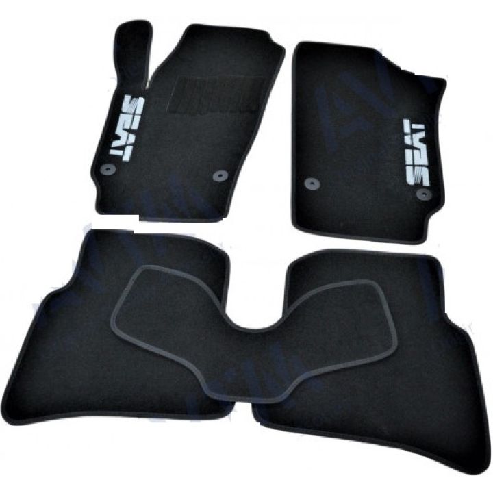 Коврики в салон для Seat Ibiza '08-17, велюровые (Фортуна)