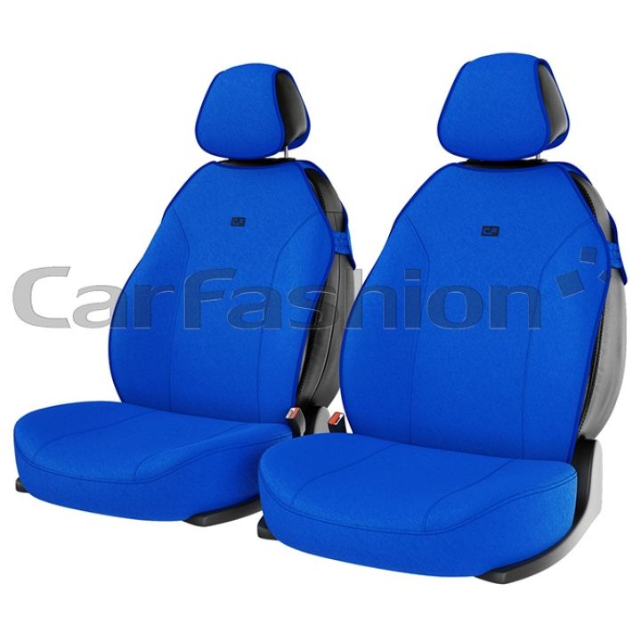Чехлы (майки) "BINGO FRONT" на передние сиденья, синий (CarFashion)