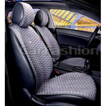 Накидки на передние сидения CAPRI PRO серый / серый / серый CarFashion