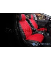 Накидки на передние сидения Monaco красный/черный CarFashion