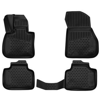 Килимки 3D в салон для BMW X1 F48 '15-, поліуретанові Element-Novline