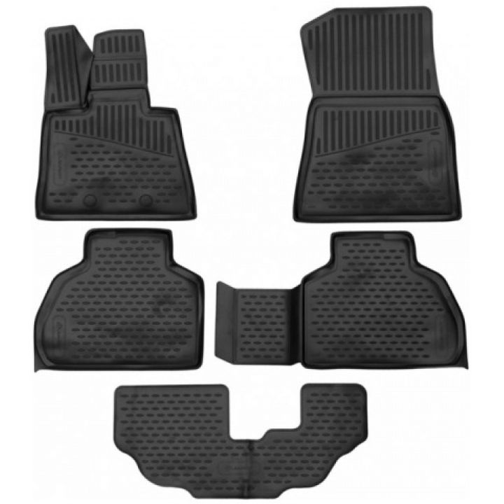 Килимки 3D в салон для BMW X7 G07 '19-, поліуретанові Element-Novline