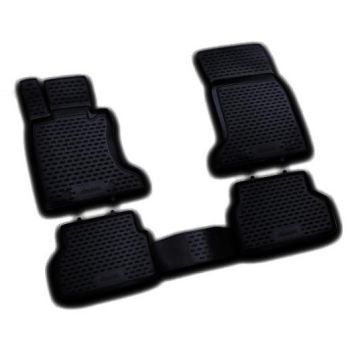 Килимки в салон для BMW 5 E60 '03-10, поліуретанові Element-Novline
