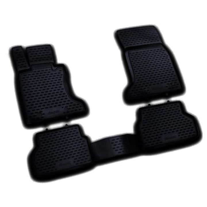 Килимки в салон для BMW 5 E60 '03-10, поліуретанові Element-Novline